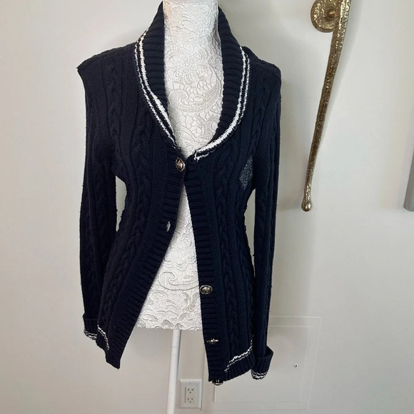 Jodhpur Sweaters - Jodhpur Collegiate Style Cardigan Size S